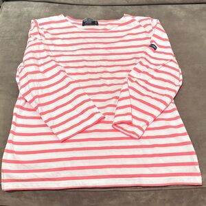 Women's Pink Striped Top